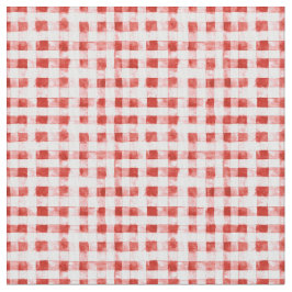 Red White Plaid Stripes  Tyg