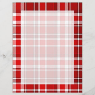 Red White Play Tartan