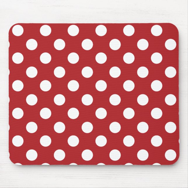 Red White Polka Dot Musmatta (Framsidan)