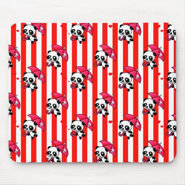 Red White Rand Cute Musmatta (Framsidan)