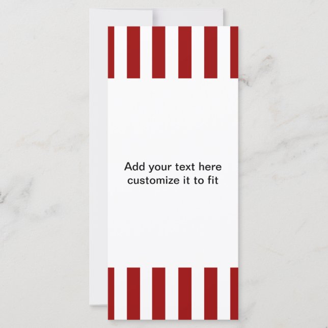 Red White Rand Mönster (Framsida)