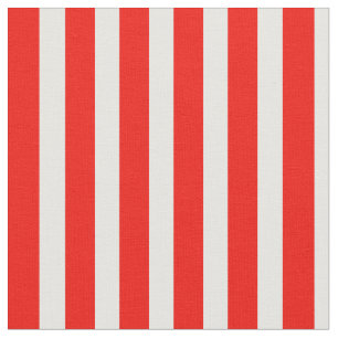 Red White Rand Tyg