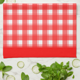 Red White Retro Pput Patten Kitchen Towel Kökshandduk