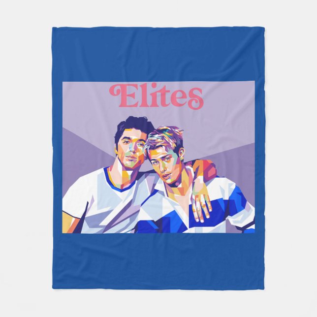 "Red, White, Royal Blue Blanket: Elites Fleecefilt (Framsidan)