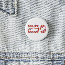 Red White Stripe Blue Stars America 250 Birthday Knapp