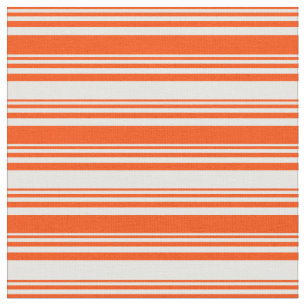 Red & White Stripe Mönster Tyg