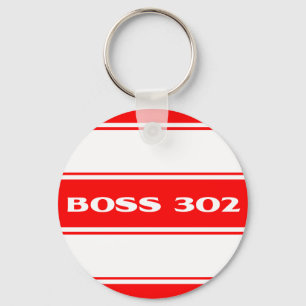 Red White Tävla Rand Chef 302 Keychain Nyckelring