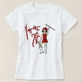 Red White Twirl Girl T-Shirt