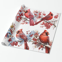 Red White Winter Wonderland Cardinals jul