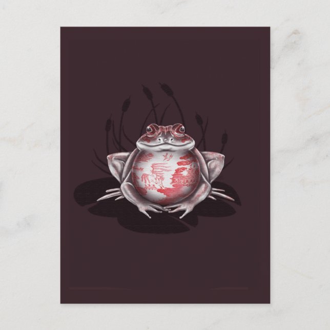 Red Willow Bull Frog Vykort (Framsida)