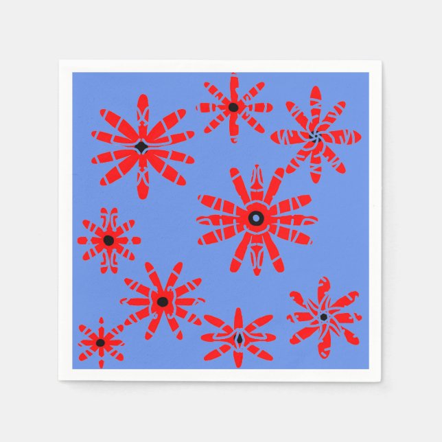 Red Windmills Pappersservett (Framsidan)