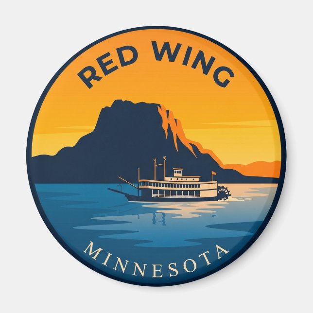 Red Wing Minnesota Magnet (Framsidan)