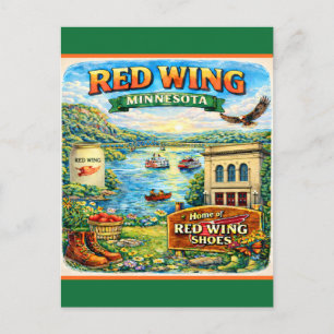 Red Wing, Minnesota Souvenir vykort
