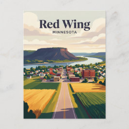Red Wing USA Vykort
