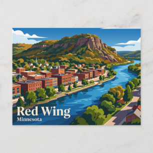 Red Wing USA Vykort
