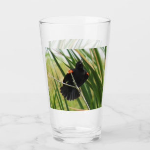 Red-Winged Blackbird - Backyard Bird Series -  Glaskopp