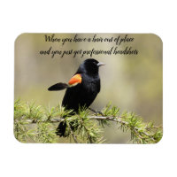 Red Winged BlackBird - Dålig hårdagstext