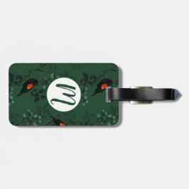 Red-Winged Blackbird Mönster Bagagebricka