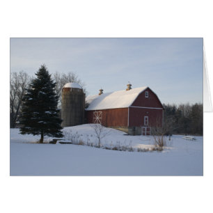 Red Winter Barn OBS Kort