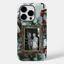 Red Winter Berries Helgdag Photo Cell Phone Case
