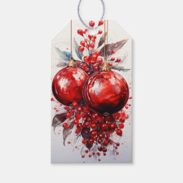 Red Winter Berry: Red Richness Presentetikett