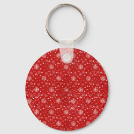 Red Winter Keychain Nyckelring