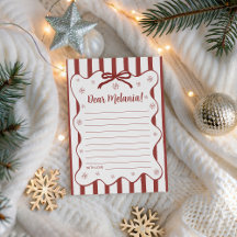 Red Winter Time Capsule Card