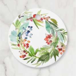 Red Winterberry och Juniper WandeGod Jul Gåvor Etiketter