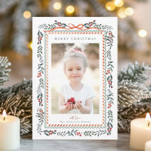 Red Winterberry Ram God jul Photo