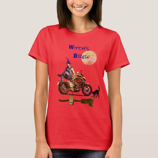 Red Witch Brew T-Shirt (Framsida)