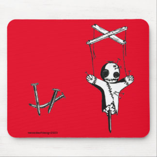 Red Witch Doll Mouse Pad Musmatta