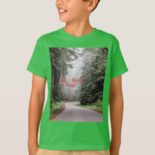 Red Wood Forest Kids Ljust grönt Kortärmaden T Shirt