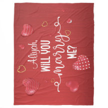 Red Wood Hearts Giftermål Frieri