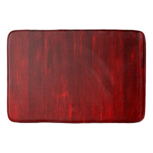 Red wood struktur rand badrumsmatta