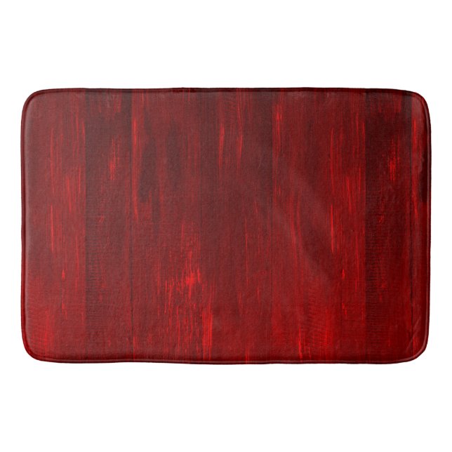 Red wood struktur rand badrumsmatta (Framsidan)