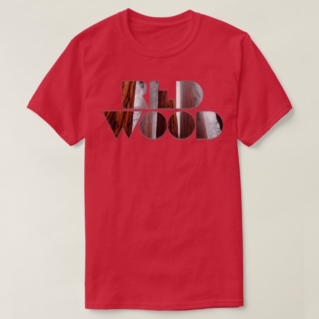 RED WOOD T SHIRT (Design framsida)