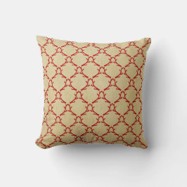 Red Woodland Antlers Pillow Kudde