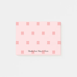 Red Xi Dubbla Happity Chinese Bröllop par Post-it Block