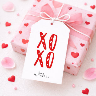 Red XOXO, Alla hjärtans dag Presentetikett