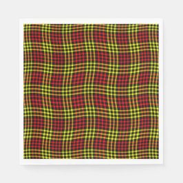 Red Yellow Plaid Checker Seamless Pattern Pappersservett
