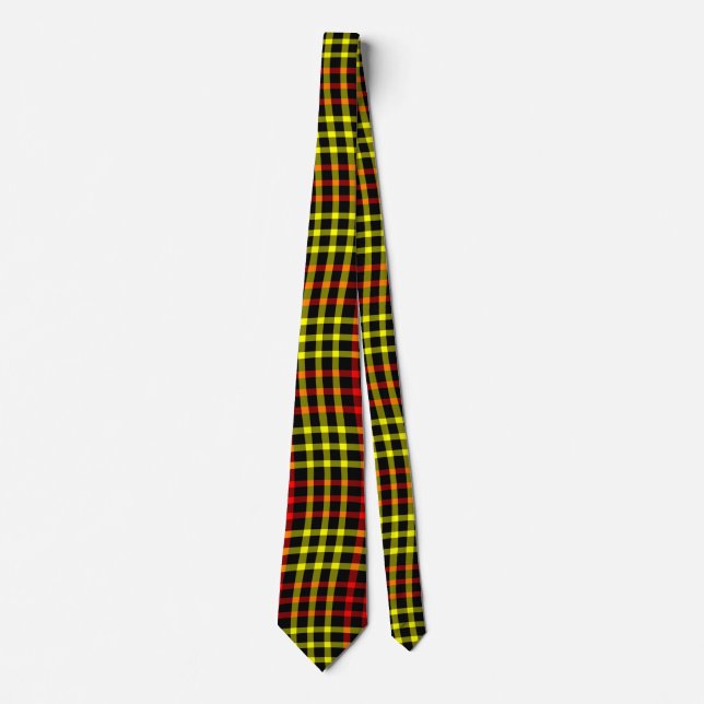 Red Yellow Plaid Checker Seamless Pattern Slips (Framsida)