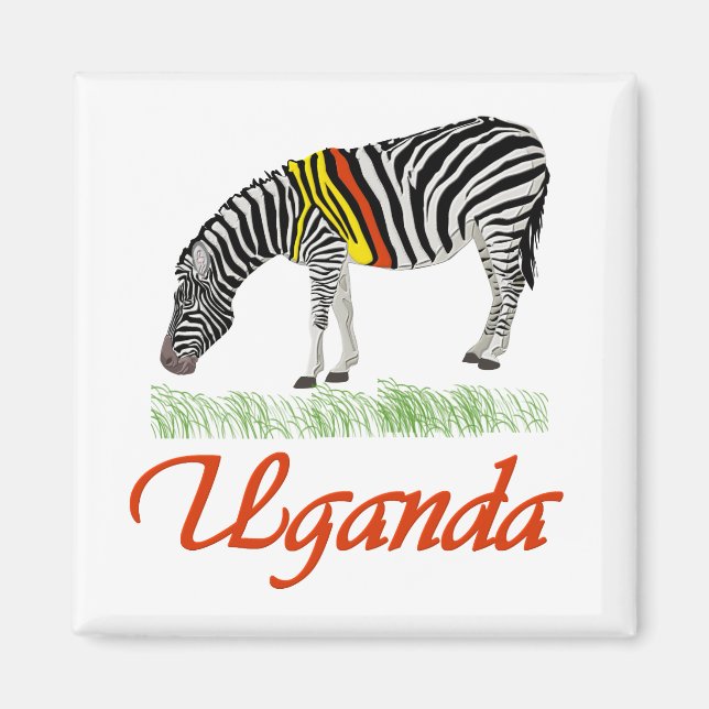 Red Zebra Series Magnet (Framsidan)