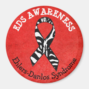 Red Zebrors EDS Ehlers-Danlos syndrome Magnet