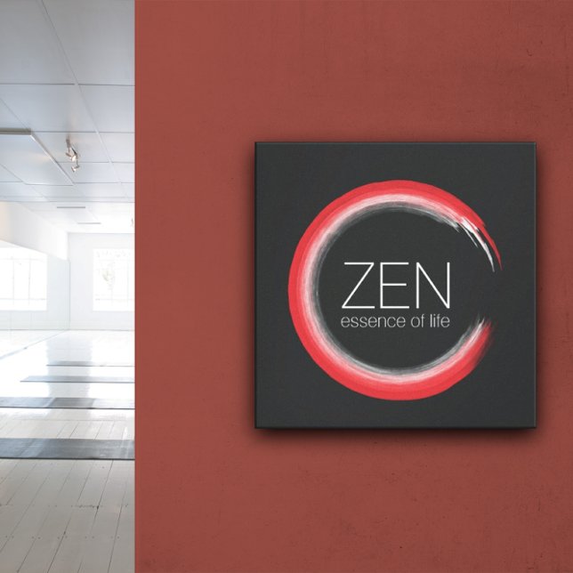 Red Zen Canvastryck (Red Zen)