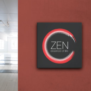 Red Zen Canvastryck