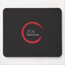 Red Zen Mousepad Musmatta