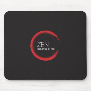 Red Zen Mousepad Musmatta