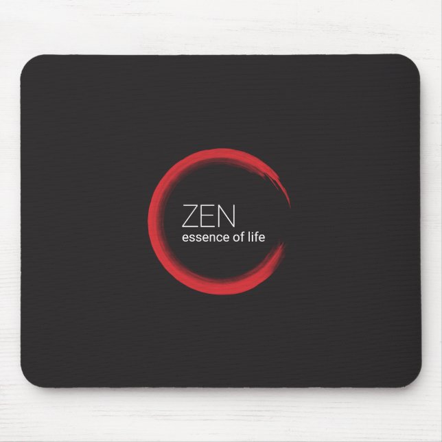 Red Zen Mousepad Musmatta (Framsidan)