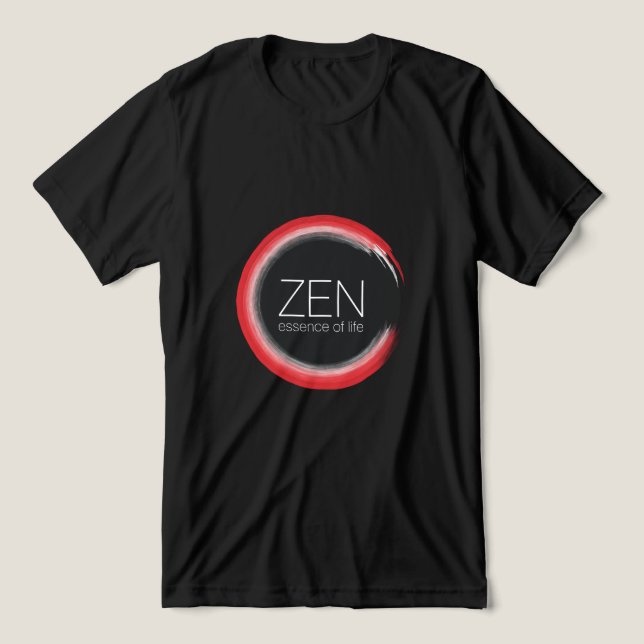 Red Zen T Shirt (Design Framsida)
