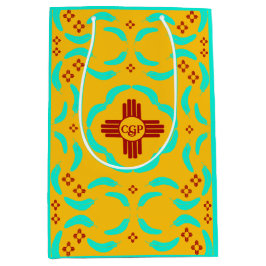 Red Zia Symbols New mexico Turquise Feathers